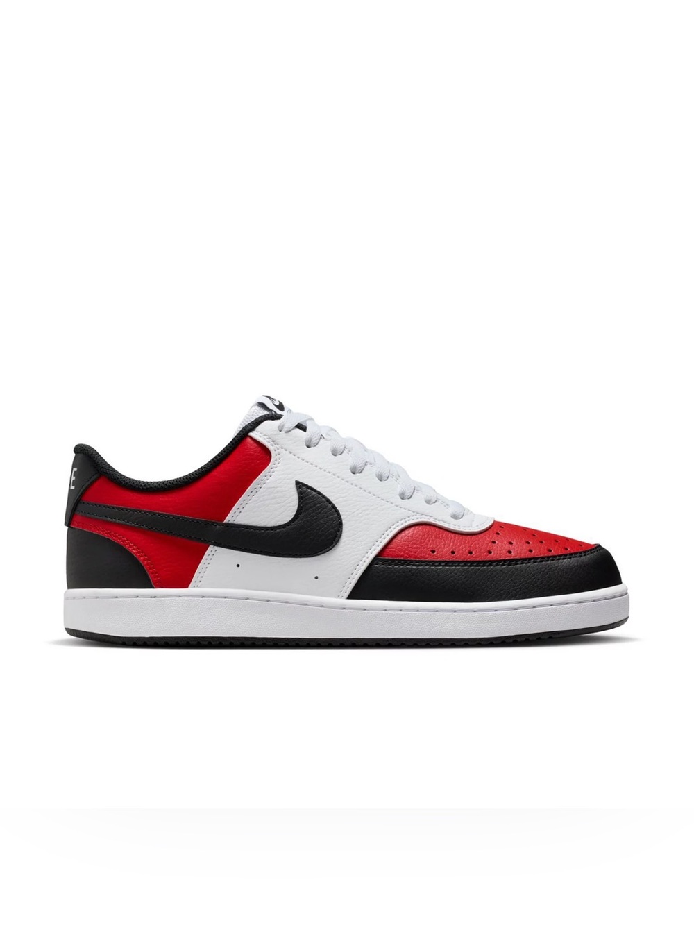 Nike Low-Top Sneaker in Red, White & Black